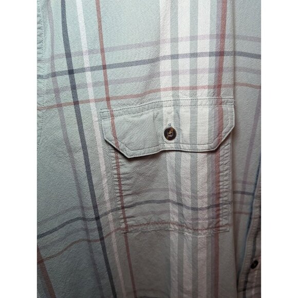 Carhartt Shirt Size 3XL Loose Fit Mens Button Down Short Sleeve Plaid Work Wear - Picture 5 of 13